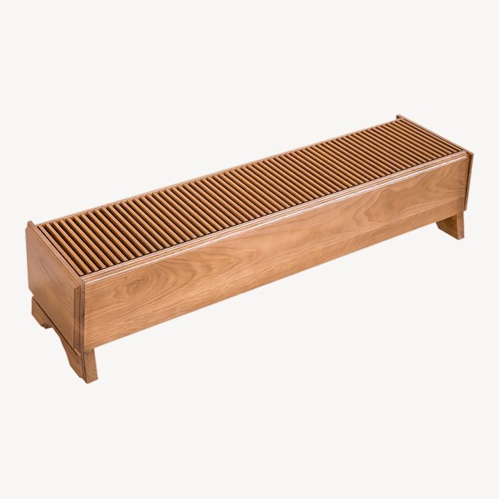 Напольный дизайн-конвектор Techno Vita Wood в деревянном корпусе