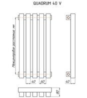 Quadrum 40 V 1750-10 бок/п Структурный шёлк, чёрный